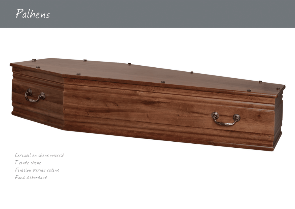 cercueil en bois massif palhens