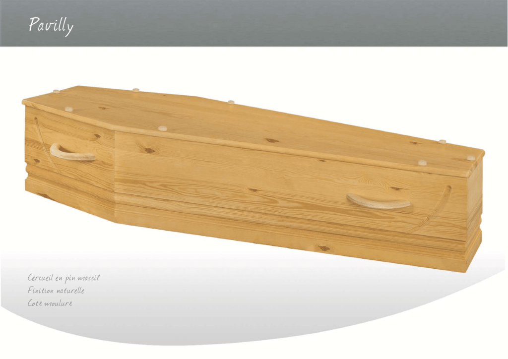 cercueil en bois massif pavilly