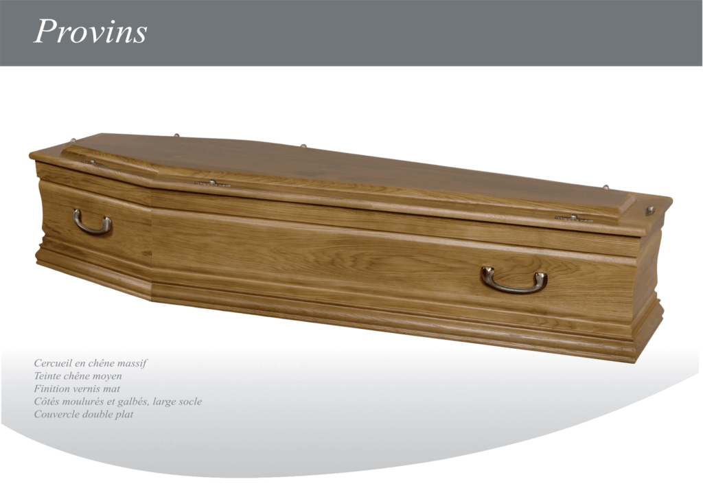 cercueil en bois massif provins