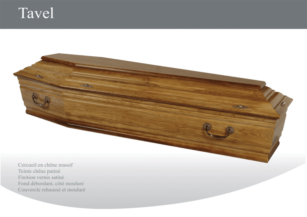cercueil en bois massif tavel