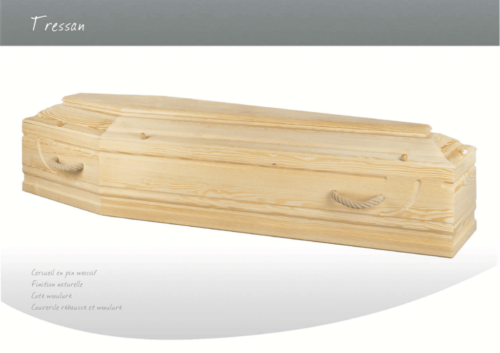 cercueil en bois massif tressan