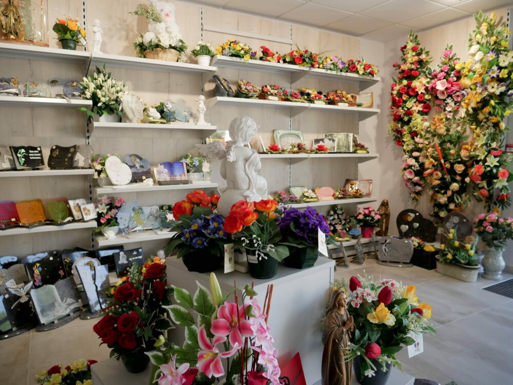 boutique fleurs et plaques